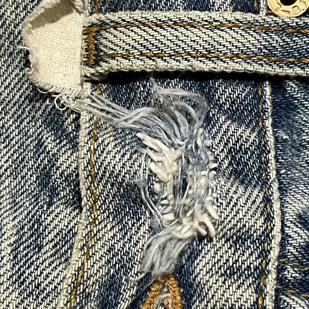 Vintage Levis Jeans USA 90s Distressed 36x30 Baggy Levi USA 550 loose wide leg